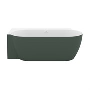 RAVAK Ванна FREEDOM Corner II TEC L 1750x860 пристенная ЗЕЛЕНАЯ (слив-перелив - БЕЛЫЙ) CC91200000