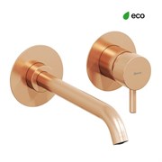 RAVAK Смеситель для умывальника скрытого монтажа Espirit ES  019.60RGB.O1.RB07B, для R-Box, брашированное розовое золото X070352