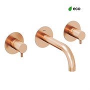 RAVAK Смеситель для умывальника скрытого монтажа Espirit ES 019.60RGB.O1, c R-Box в комплекте, брашированное розовое золото X070350