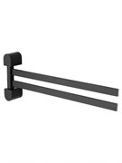 WONZON &amp; WOGHAND Полотенцедержатель поворотный CARBON, Черный (WW-7731) WW-7731