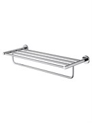 WONZON &amp; WOGHAND Полотенцедержатель с полкой EASY, Хром (WW-8181) WW-8181