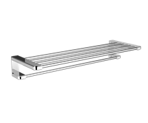 WONZON &amp; WOGHAND Полотенцедержатель с полкой , Хром (WW-V3902-CR) WW-V3902-CR
