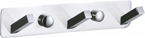 WONZON &amp; WOGHAND Вешалка с 3 крючками для ванной , Хром (WW-9385-3) WW-9385-3