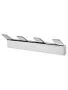 WONZON &amp; WOGHAND Вешалка с 4 крючками для ванной LOTTE, Хром (WW-8345) WW-8345
