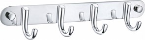 WONZON &amp; WOGHAND Вешалка с 4 крючками для ванной , Хром (WW-9384-4) WW-9384-4