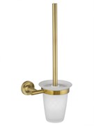 WONZON &amp; WOGHAND Туалетный ершик в комплекте SIMPLE, Брашированное золото (WW-6529-BG) WW-6529-BG