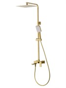 WONZON &amp; WOGHAND Душевая система CUBE 2.0, Брашированное золото (WW-88047068-BG) WW-88047068-BG