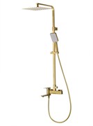 WONZON &amp; WOGHAND Душевая система EDGE, Брашированное золото (WW-88739003-BG) WW-88739003-BG