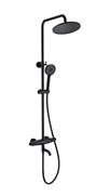 WONZON &amp; WOGHAND Душевая система с термостатом CAPSULE, Черный матовый (WW-B3031-A1-MB) WW-B3031-A1-MB