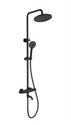 WONZON &amp; WOGHAND Душевая система с термостатом CAPSULE, Черный матовый (WW-B3031-A3-MB) WW-B3031-A3-MB