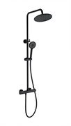 WONZON &amp; WOGHAND Душевая система с термостатом INN 4, Черный матовый (WW-B3047-A-MB) WW-B3047-A-MB