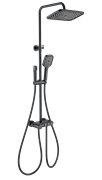WONZON &amp; WOGHAND Душевая система с термостатом MUSE Corno, Черный матовый (WW-B3112-MB) WW-B3112-MB