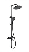 WONZON &amp; WOGHAND Душевая система с термостатом NEO, Черный матовый (WW-B3035-A2-MB) WW-B3035-A2-MB