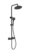 WONZON &amp; WOGHAND Душевая система с термостатом NEO, Черный матовый (WW-B3035-A-MB) WW-B3035-A-MB