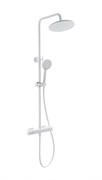 WONZON &amp; WOGHAND Душевая система с термостатом STAY 1, Белый матовый (WW-B3051-A-MW) WW-B3051-A-MW
