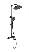 WONZON &amp; WOGHAND Душевая система с термостатом T-1000, Черный матовый (WW-B3057-A-MB) WW-B3057-A-MB