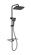 WONZON &amp; WOGHAND Душевая система с термостатом ThermoKlick, Черный матовый (WW-B3098-A-MB) WW-B3098-A-MB