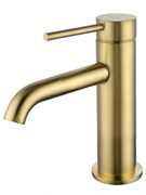 WONZON &amp; WOGHAND Смеситель для раковины STICK, Брашированное золото (WW-88139017-BG) WW-88139017-BG