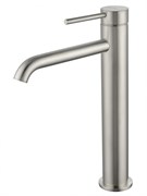 WONZON &amp; WOGHAND Смеситель для раковины высокий STICK, Брашированный никель (WW-88239017-BN) WW-88239017-BN