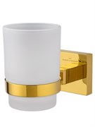 WONZON &amp; WOGHAND Стакан для зубных щеток с держателем POLO, Темное золото (WW-8921-DG) WW-8921-DG