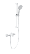 WONZON &amp; WOGHAND Смеситель для ванны с душевым гарнитуром и термостатом , Белый матовый (WW-C2018-A-MW) WW-C2018-A-MW