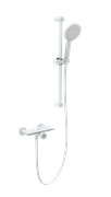WONZON &amp; WOGHAND Смеситель для душа с гарнитуром ClickPlate, Белый матовый (WW-B2052-A-MW) WW-B2052-A-MW