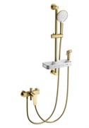 WONZON &amp; WOGHAND Смеситель для душа с гарнитуром , Брашированное золото (WW-A31003-BG) WW-A31003-BG
