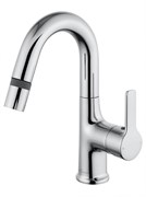 WONZON &amp; WOGHAND Смеситель для раковины с выдвижным изливом , Хром (WW-FE01L212-CR) WW-FE01L212-CR