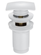 WONZON &amp; WOGHAND Донный клапан для раковины 1 1/4 , Белый матовый (WW-88SS08-MW) WW-88SS08-MW