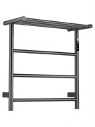 WONZON &amp; WOGHAND Полотенцесушитель электрический с полкой BONN, Темный графит (WW-AL402-GM) WW-AL402-GM