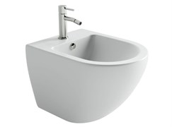 CERAMICA NOVA Подвесное биде Метрополь (Metropol), 1 отверстие под смеситель, с крепежом для полностью скрытого монтажа, цвет белый матовый CN4003MW