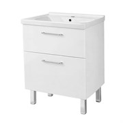 AZARIO Комплект Тумба Ника 60 Н напольная с раковиной &amp;quot;Монте Нео 60&amp;quot; (AZ-7103-60 N) CS00106459 CS00106459