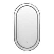 AZARIO Зеркало с подсветкой в ванную Джоли 500х900х30 АZ-LED012825 цвет хром глянцевый АZ-LED012825