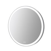 AZARIO Зеркало с подсветкой в ванную Юлия 800х800х30 АZ-LED013225 цвет серый матовый АZ-LED013225