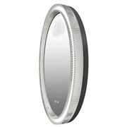 AZARIO Зеркало с подсветкой в ванную Грей 800х800х50 АZ-LED010325 цвет серый матовый АZ-LED010325