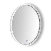 AZARIO Зеркало с подсветкой в ванную Лайвли 800х800х55 АZ-LED012125 цвет белый матовый АZ-LED012125