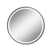 AZARIO Зеркало с подсветкой в ванную Брэд 600х600х30 АZ-LED012325 цвет серый матовый АZ-LED012325