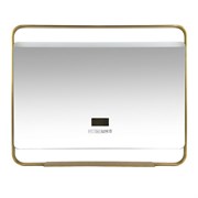 AZARIO Зеркало с подсветкой в ванную Дарья 1000х800х50 АZ-LED013825 цвет золотой матовый АZ-LED013825