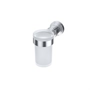 IDDIS Стакан одинарный, матовое стекло, хром глянцевый, Виндзор (Windsor), WINSCG1i45 WINSCG1i45