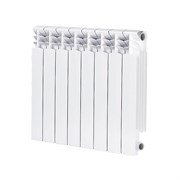 AZARIO Радиатор биметаллический BM500/100 8 секций, белый (BM500/100/8) BM500/100/8