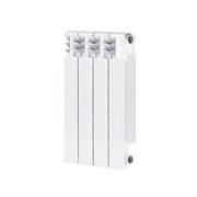 AZARIO Радиатор биметаллический BM500/100 4 секции, белый (BM500/100/4) BM500/100/4