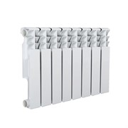 AZARIO Радиатор биметаллический BM350/80 8 секций, белый (BM350/80/8) BM350/80/8
