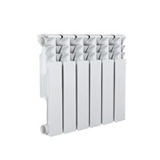 AZARIO Радиатор биметаллический BM350/80 6 секций, белый (BM350/80/6) BM350/80/6