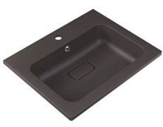 STYLE LINE Умывальник LINE 600*480 кварц, серый шелк СС-00002505