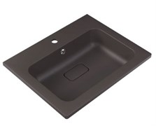 STYLE LINE Умывальник СОУЛ 600*480 кварц, серый шелк СС-00002644