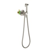 TIMO Смеситель встроенный с гигиеническим душем Caisa никель (9038/13SM) 9038/13SM