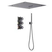 TIMO Душевая система встроенная с термостатом Caisa черное золото (SX-9029/18SM) SX-9029/18SM