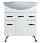 RUSH Тумба напольная 75 Белый глянец (д/раковины Style 75) (FIS18175W) FIS18175W