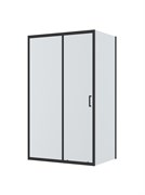 BELBAGNO Uno-195 Душевой уголок прямоугольный размер 110x100 см, двери раздвижные, профиль - черный матовый / стекло - прозрачное UNO-195-AH-1-110/100-C-NERO