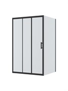BELBAGNO Uno-195 Душевой уголок прямоугольный размер 120x90 см, двери раздвижные, профиль - черный матовый / стекло - прозрачное UNO-195-AHF-31-120/90-C-NERO